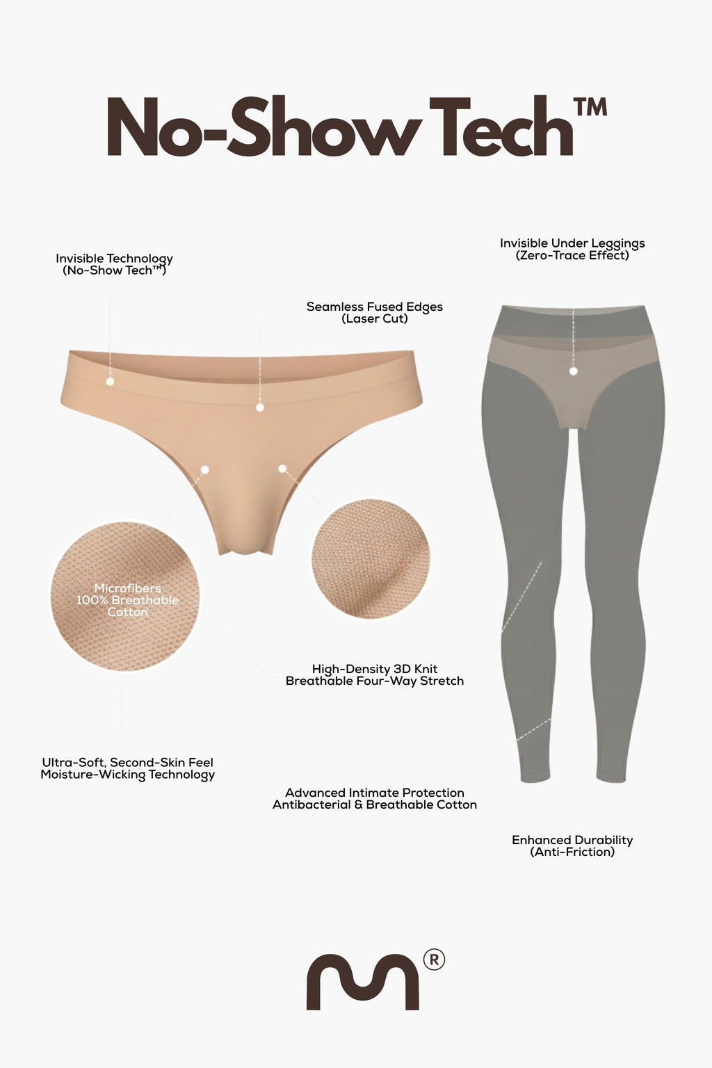 Seamless Second-Skin Thong Set