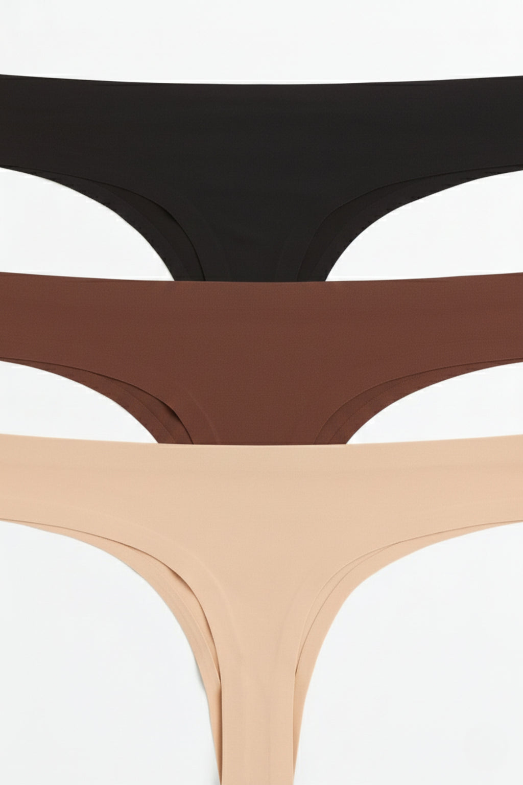 Seamless Second-Skin Thong Set
